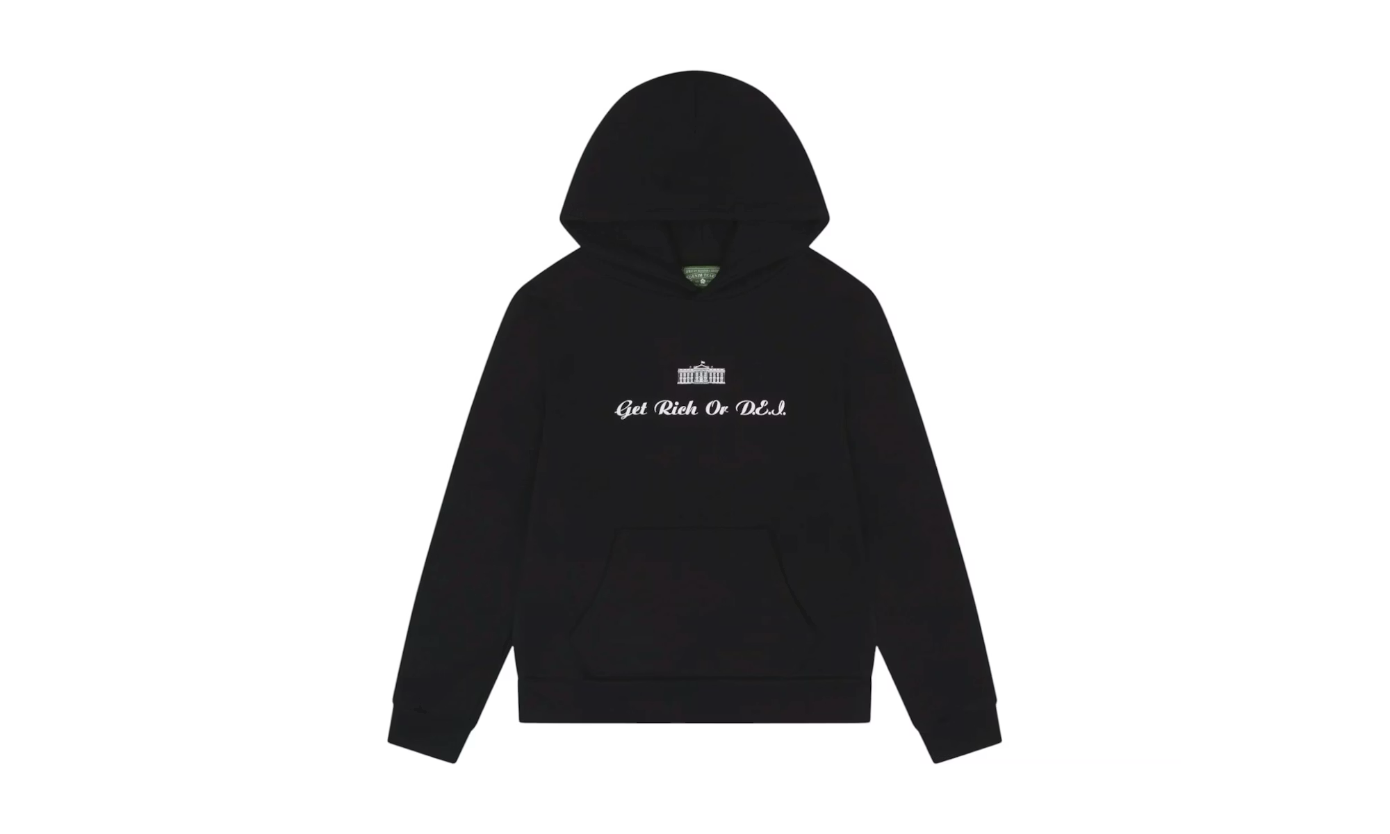 Get Rich or DEI Hoodie "Black" DT342