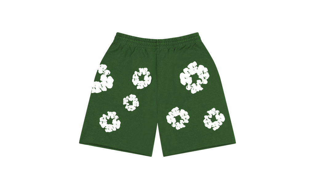 Cotton Wreath Sweatshorts Green "Green" DT166