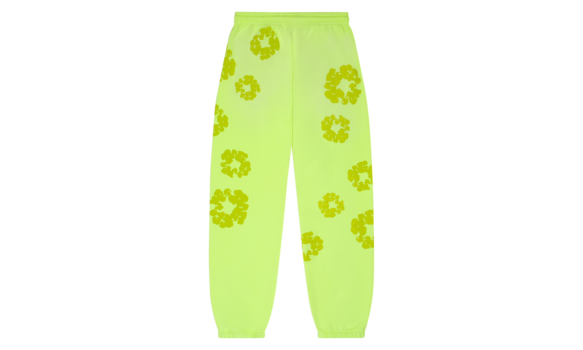 Mono Cotton Wreath Sweatpants "Neon Green" DT111