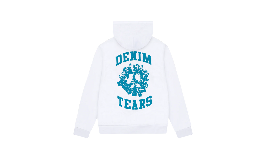 Denim University Zip Hoodie "White" DT194