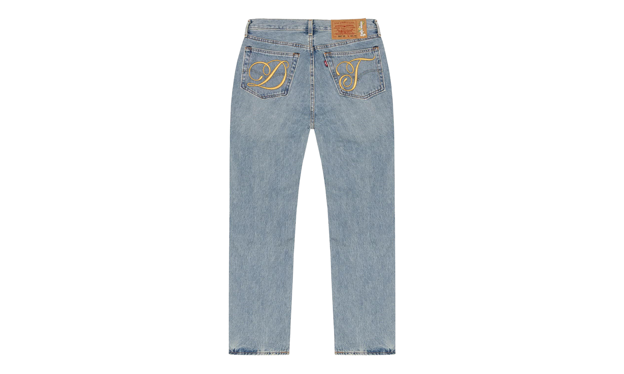 DT Metallic Gold Script 501 "Light Wash" DT397