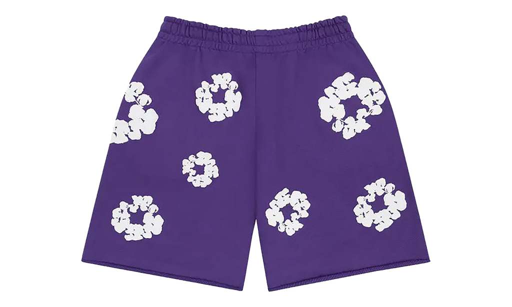 Cotton Wreath Sweatshorts "Purple" DT536