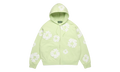 Cotton Wreath Zip Hoodie "Mint" DT616