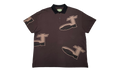 DT Pique Logo Short Sleeve Polo Shirt "Brown / Tan" DT602