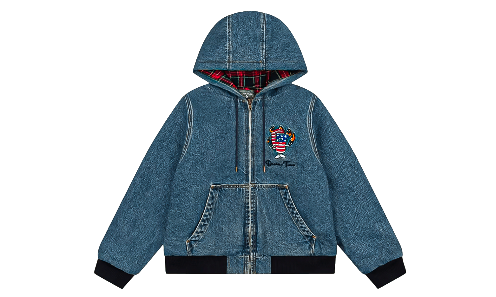 Embroidered Firecracker Logo Workwear Jacket "Navy" DT359