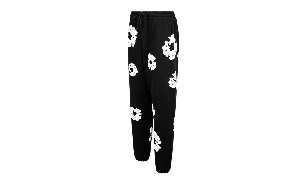 Cotton Wreath Sweatpants "Black" DT25