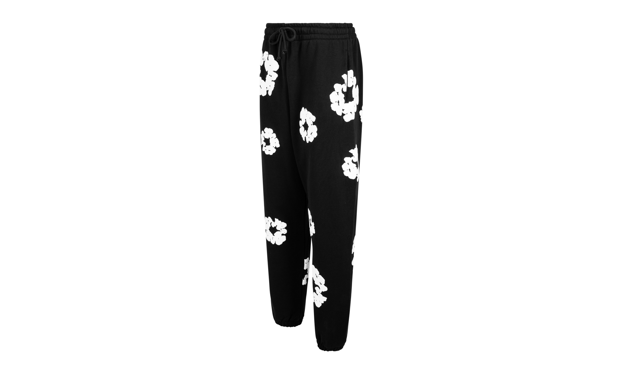 Cotton Wreath Sweatpants "Black" DT25