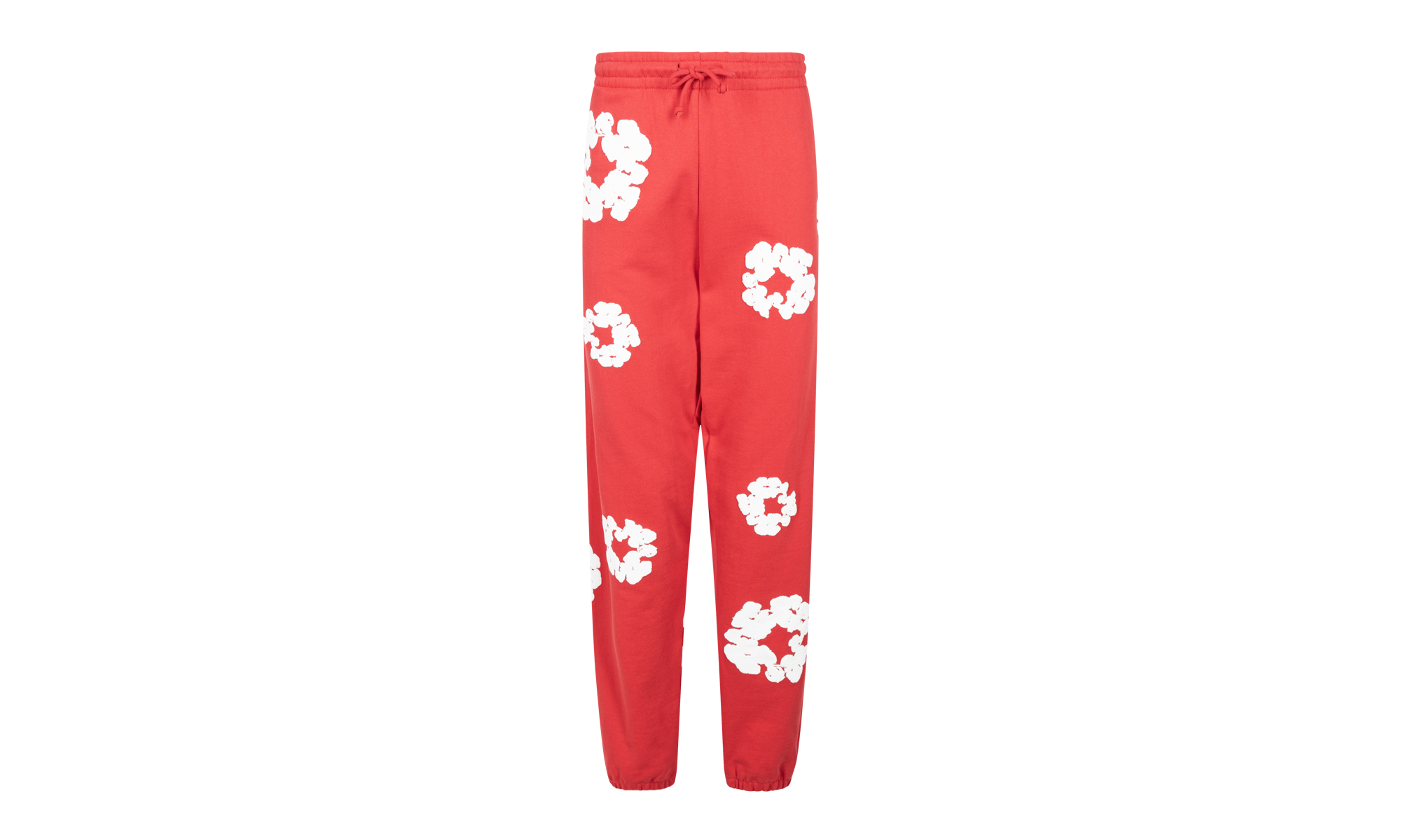 Cotton Wreath Sweatpants "Red" DT28