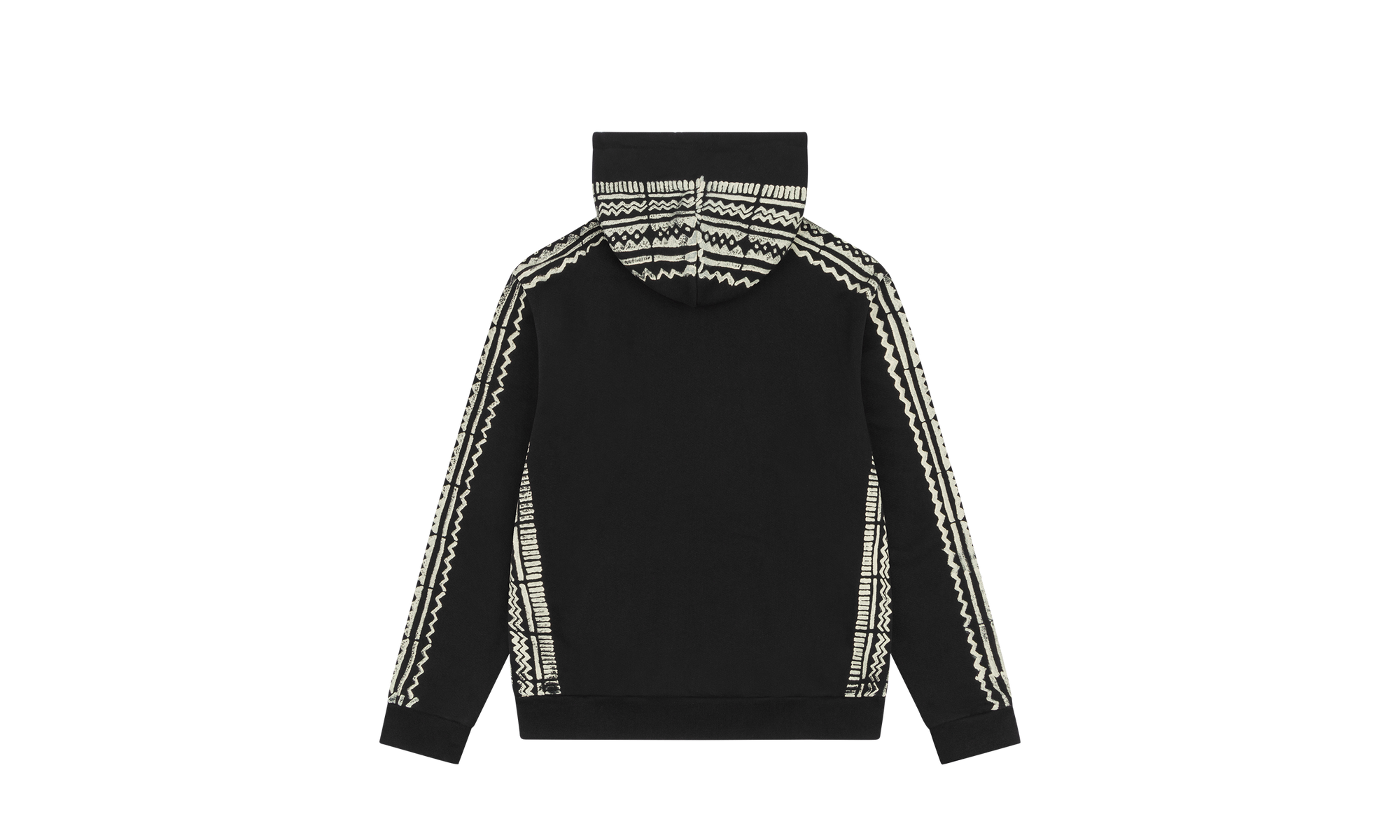 Mudcloth Hoodie "Black" DT341