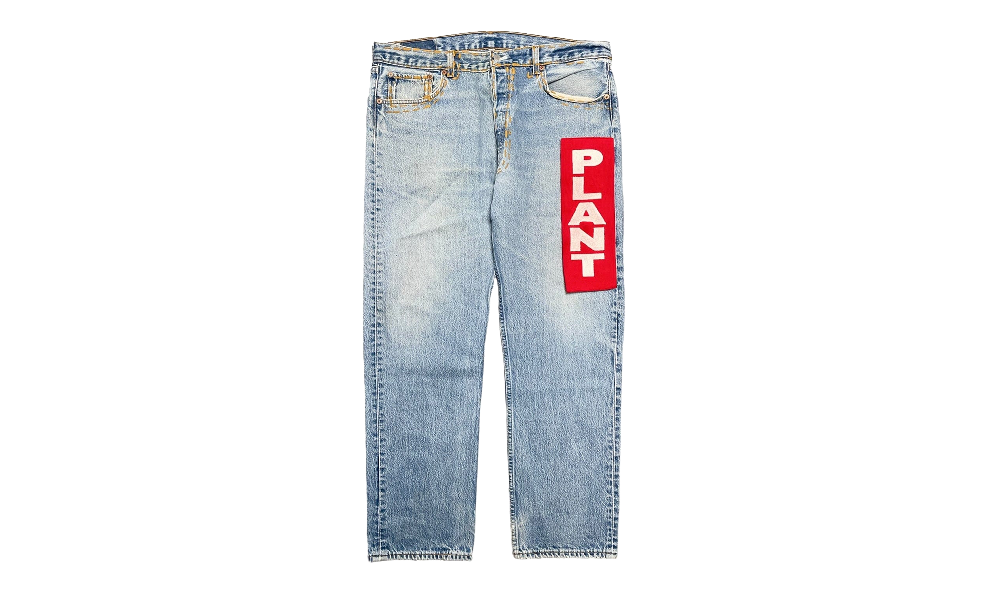 Levi's 501 ComplexCon Exclusive Denim Jeans "Cactus Plant Flea Market - Indigo / Red / White" DT291
