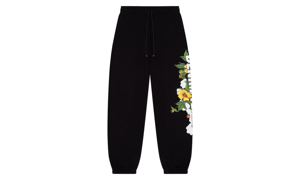 Floral Logo Sweatpant "Black" DT264