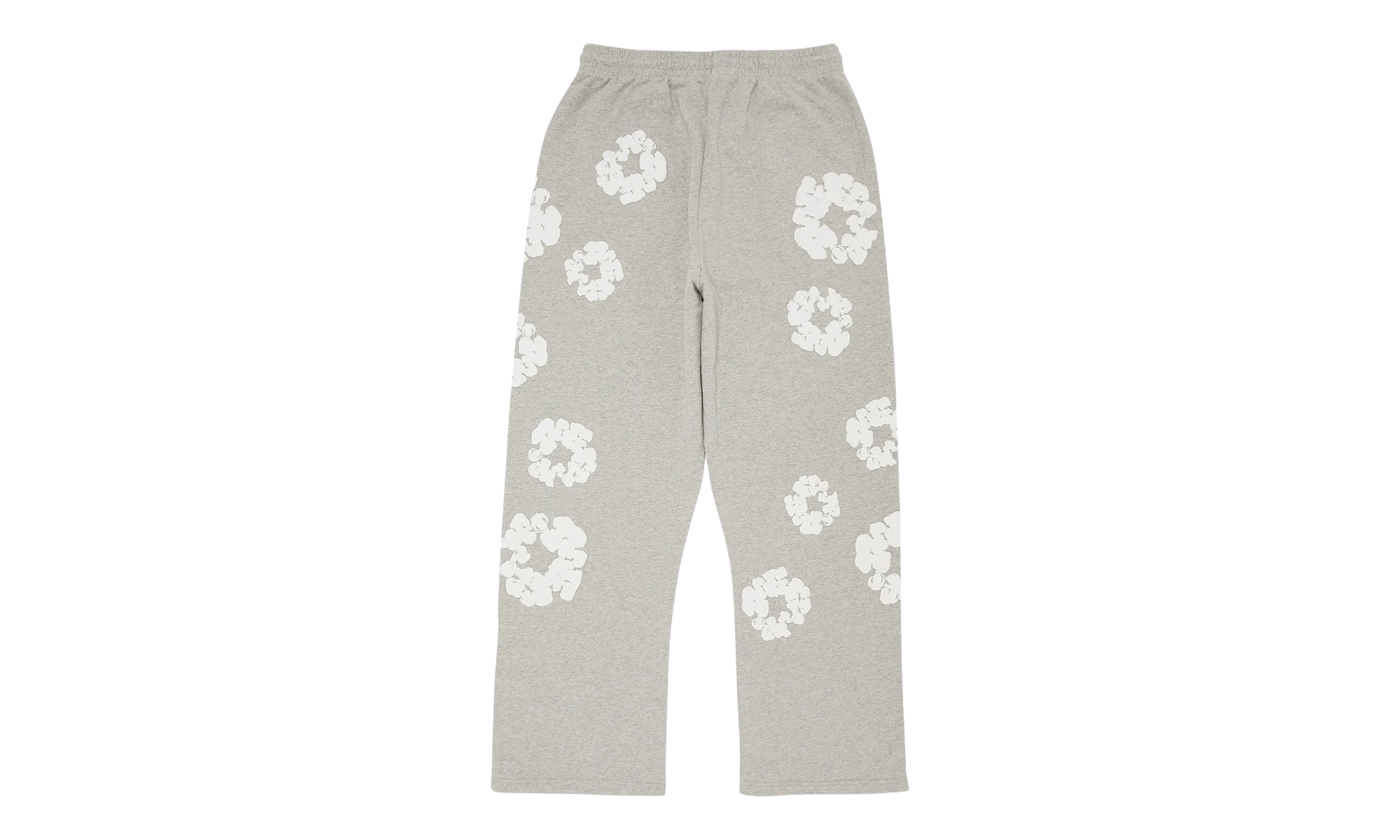 Cotton Wreath Open Hem Sweatpants "Grey" DT415