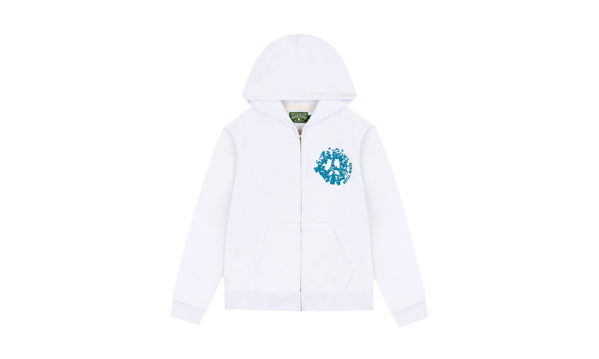 Denim University Zip Hoodie "White" DT194